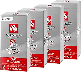 Illy espresso classico, classic roast (medium roast) (40 capsules par portion, compatible