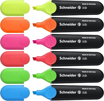Schneider job 150 brightness - couleurs assorties (pack de 6). La boutique en ligne DIAYTAR COTE D'IVOIRE se distingue par sa vaste gamme de produits, allant des articles ménagers aux produits électroniques. Avec plus de 300 000 références, les clients ont l'opportunité de trouver tout ce dont ils ont besoin sous un même toit. Cela en fait l'une des boutiques en ligne les plus populaires de Côte d'Ivoire.