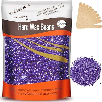 Grains de cire dure pour une épilation indolore brésilienne pour le visage