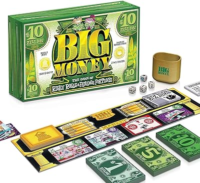 Jeu de société familial raven's burgers de big money pour les enfants âgés
