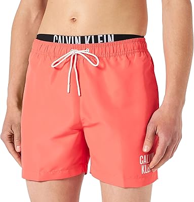 Short de bain à double ceinture calvin klein pour hommes, taille m