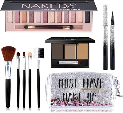 Kit de maquillage tout-en-un, comprenant une palette de fards à paupières nus