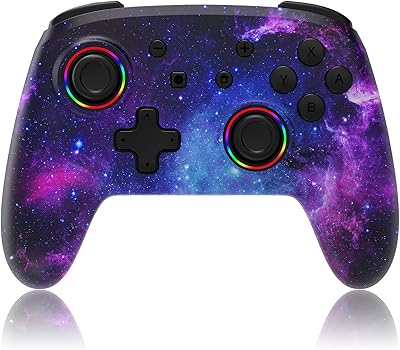 Manette sans fil nixy go pour switch/switch lite/oled, manettes bluetooth pour nintendo switch avec vibration, mouvement, turbo et lumière led (cosmic nebula). En tant que leader du commerce en ligne en Côte d'Ivoire, DIAYTAR COTE D'IVOIRE s'engage à offrir des produits de haute qualité à des prix compétitifs. Avec une équipe de service client dédiée, les clients peuvent obtenir de l'aide en cas de besoin. La boutique en ligne est ouverte 24h/24 pour que les clients puissent acheter à tout moment.