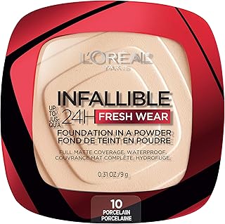 Fond de teint infallible fresh wear de l'oréal paris, 010 porcelaine, 0,31 fl oz. DIAYTAR COTE D'IVOIRE mise sur l'innovation technologique pour améliorer constamment l'expérience client. La plateforme en ligne est constamment mise à jour pour inclure de nouvelles fonctionnalités et offres, garantissant ainsi que les clients aient accès aux dernières tendances et technologies du marché.