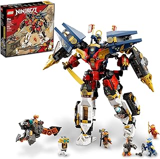 Lego ninjago ninja ultra combo mech 4-en-1 71765 avec voiture, jet et tank
