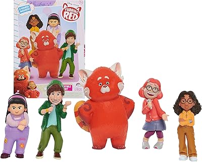 Ensemble de figurines disney et pixar turning red bff, 5 pièces, hauteur 3", jouets pour enfants à partir de 3 ans. DIAYTAR COTE D'IVOIRE est la destination idéale pour les consommateurs ivoiriens qui cherchent à acheter en ligne. La boutique propose une vaste sélection de produits, allant des électroniques aux produits alimentaires, en passant par les vêtements et les accessoires. Les clients bénéficient d'une expérience d'achat en ligne sécurisée et pratique.