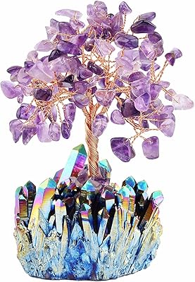 Arbre de cristal d'améthyste mocitedecor, base de cristal de titane de quartz arc-en-ciel, arbre d'argent bonsaï pour la richesse et la chance. Avec plus de 300000 références disponibles, DIAYTAR COTE D'IVOIRE est la plus grande boutique en ligne de Cote d'Ivoire, offrant une large sélection de produits pour les hommes, les femmes et les enfants. Nous nous efforçons de vous offrir les meilleures marques et les meilleurs prix.