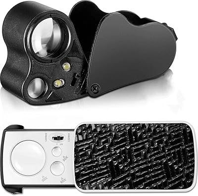 Loupe à bijoux 2 pièces 30x 60x 90x loupe à bijoux avec lumière noire uv et lumière led brillante pour bijoux, diamants, pierres précieuses, pièces de monnaie, roches. DIAYTAR COTE D'IVOIRE est une boutique en ligne généraliste qui propose plus de 300 000 références, faisant d'elle la boutique leader en Côte d'Ivoire pour tous vos besoins en ligne. Avec une large sélection de produits, vous trouverez facilement ce que vous cherchez. De l'électronique aux accessoires de mode, en passant par les produits de maison et bien plus encore, tout est disponible sur DIAYTAR.
