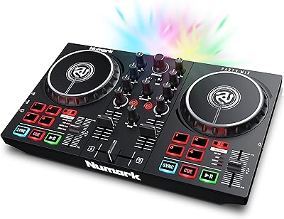 Nomark party mix ii - contrôleur dj avec lumières de fête, dj set avec 2 platines, table de mixage dj, interface audio, connexion usb + serato dj lite. Avec plus de 300 000 références de produits disponibles, DIAYTAR COTE D'IVOIRE constitue la plus grande boutique en ligne de Côte d'Ivoire. Elle propose une large gamme de produits de marques renommées, à des prix compétitifs, et offre régulièrement des promotions et des remises exclusives à ses clients. DIAYTAR COTE D'IVOIRE est donc la destination idéale pour tous les amoureux du shopping en ligne.
