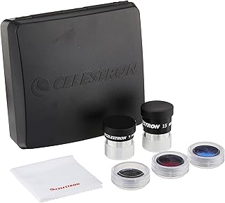Kit d'accessoires pour télescope celestron 94306 power seeker, kit d'accessoires eq, noir