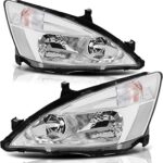 Ensemble de phares ginful compatible avec honda accord 2003-2007 côté conducteur et passager