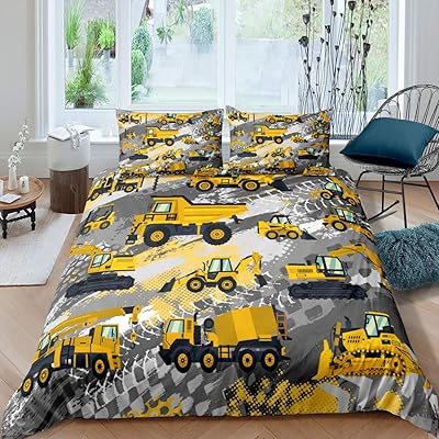 Feelyou boys cartoon car parure de lit twin size enfants véhicules de construction housse de couette pour enfants enfants dessin animé machines camion housse de couette chantier voitures couvre-lit king size 3pcs. La boutique en ligne DIAYTAR COTE D'IVOIRE est réputée pour son offre diversifiée de produits, allant de l'électronique à la mode en passant par les produits de maison et de beauté. Avec plus de 300 000 références, les clients peuvent trouver tout ce dont ils ont besoin en un seul endroit. DIAYTAR COTE D'IVOIRE met également l'accent sur la qualité et la fiabilité de ses produits.