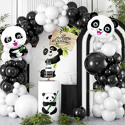 Arche de ballons noir et blanc décorations de fête panda blanc avec ballon. Avec une sélection impressionnante de produits, DIAYTAR COTE D'IVOIRE permet à ses clients de trouver tout ce dont ils ont besoin en un seul endroit. La boutique en ligne est facile à naviguer et propose des services de livraison rapides et fiables.