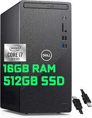 Ordinateur de bureau phare dell inspiron 3880 2020 intel octa core i7-10700 de 10e génération (jusqu'à 4,8 ghz) 16 go de ram 512 go ssd intel uhd graphics 630 usb3.2 hdmi vga wifi bluetooth sans dvd windows 10. DIAYTAR COTE D'IVOIRE offre une expérience d'achat en ligne pratique et sécurisée, avec des options de paiement faciles et des livraisons rapides. La boutique propose une large gamme de produits, allant de l'électronique à la mode, en passant par les produits de maison et les accessoires. Les clients peuvent ainsi trouver tout ce dont ils ont besoin en un seul endroit.