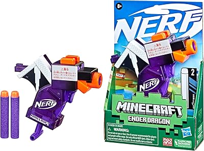 Nerf minecraft under dragon mini blaster de micro shots, minecraft dragon mob design