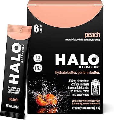 Hello hydration beach electrolyte drink powder sachets complément alimentaire riche en vitamine