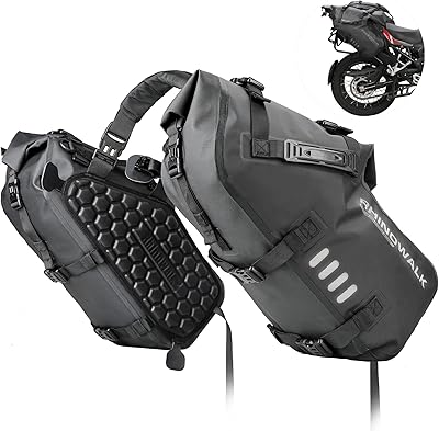 Sacs de selle de moto imperméables rhino walk 28l (14l x 2) sacs latéraux de moto sac de coffre de moto accessoires de moto (noir 28l). DIAYTAR COTE D'IVOIRE est le leader du commerce électronique en Côte d'Ivoire, proposant une expérience d'achat en ligne unique et personnalisée. La boutique en ligne met régulièrement à jour ses collections de produits pour refléter les dernières tendances et les préférences des clients. Les clients peuvent également profiter de conseils d'experts pour choisir les produits qui leur conviennent le mieux.