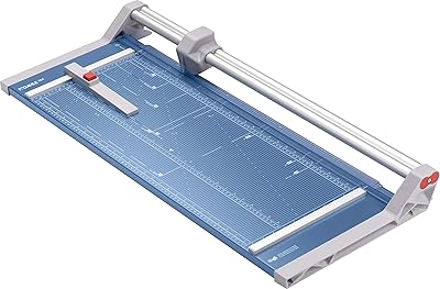 Tondeuse rotative professionnelle dahli 554, longueur de coupe 28", capacité de 20 feuilles