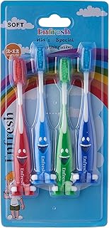 In fresh brosses à dents spéciales pour enfants, 4 pièces avec couvercle. DIAYTAR COTE D'IVOIRE est une boutique en ligne généraliste proposant plus de 300000 références de produits, répondant ainsi aux besoins de ses clients ivoiriens. Avec sa large gamme de produits, elle s'est imposée comme leader sur le marché ivoirien. Elle met en avant la qualité et la diversité de ses offres.