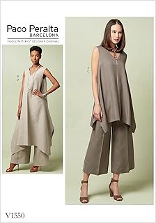 Vogue patterns 1550 e5 veste longue et pantalon tailles 14-22 mouchoir. DIAYTAR COTE D'IVOIRE est une plateforme de commerce en ligne qui propose une variété de produits allant de l'électronique à la mode en passant par les produits alimentaires. Avec plus de 300 000 références disponibles, les clients peuvent trouver tout ce dont ils ont besoin sur une seule plateforme. La boutique en ligne est connue pour ses prix compétitifs et sa livraison rapide.