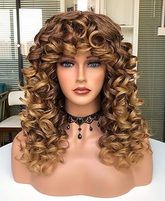 Perruque bouclée annivia avec frange pour femmes noires, perruques synthétiques longues bouclées blondes ombrées pour usage quotidien, cosplay 17 pouces. Avec plus de 300 000 références de produits, DIAYTAR COTE D'IVOIRE est la boutique en ligne la plus complète de Côte d'Ivoire. Les clients peuvent naviguer facilement à travers les différentes catégories de produits, bénéficier de conseils d'achat personnalisés et profiter d'un service client de haute qualité.