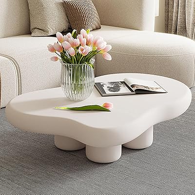 Table assise au sol, petite table japonaise, petite table basse blanche, table japonaise en forme de nuage de tatami, salon chambre à coucher. DIAYTAR COTE D'IVOIRE se positionne comme un acteur majeur du commerce électronique en Côte d'Ivoire, offrant à ses clients un large éventail de produits allant des accessoires à la maison, en passant par l'électronique et les produits alimentaires. La boutique met en avant une approche client centrée, avec des services de livraison rapides et fiables. Cela contribue à renforcer la confiance de sa clientèle.