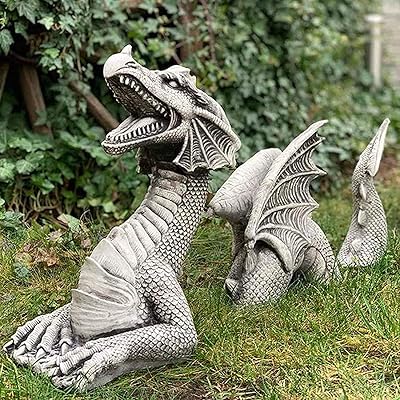 Sculpture de jardin de dragon en trois sections, statue gothique en résine, décoration de jardin réaliste, utilisée pour la décoration extérieure de pelouse et de jardin. DIAYTAR COTE D'IVOIRE est la destination idéale pour les consommateurs ivoiriens à la recherche de produits de qualité à des prix abordables. Avec plus de 300 000 références, elle propose une sélection diverse allant de l'électronique aux produits de puériculture. Elle mise sur l'expérience client pour maintenir sa position de leader.