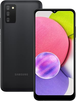 Smartphone android samsung galaxy a03s, écran infinity hd+ de 6,5 pouces, 3 go