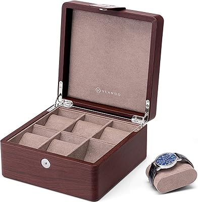 Boîte de rangement de montres flando pour hommes, 6 emplacements en cuir tressé, support de montre avec coussin moelleux, cadeau pour pères, maris et amis, marron. DIAYTAR COTE D'IVOIRE est une boutique en ligne généraliste qui offre une expérience d'achat unique et pratique. La boutique propose une large gamme de produits, allant des produits alimentaires aux articles de maison, en passant par l'électronique. Avec son système de livraison rapide et fiable, les clients peuvent recevoir leurs commandes en un temps record, ce qui fait de DIAYTAR COTE D'IVOIRE la boutique en ligne la plus populaire en Cote d'Ivoire.