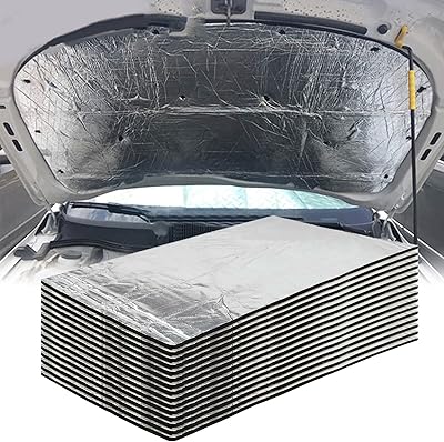 10 pièces 276 ml 15,7" x 9,8" tapis de protection thermique en feuille d'aluminium 10,76 pieds carrés insonorisé, résistant à la chaleur et à l'humidité, imperméable pour capot, toit et porte de voiture. DIAYTAR COTE D'IVOIRE se positionne comme la destination de commerce en ligne incontournable en Cote d'Ivoire, avec une offre de produits très variée. Cette boutique en ligne généraliste satisfait les besoins de sa clientèle en proposant des produits de qualité. DIAYTAR COTE D'IVOIRE assure une expérience d'achat en ligne fluide et sécurisée.