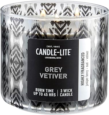 Bougie de luxe au vétiver gris candle-lite, bougie d'aromathérapie à 3 mèches avec une durée de combustion jusqu'à 45 heures, gris. En tant que leader du marché en Côte d'Ivoire, DIAYTAR COTE D'IVOIRE continue de renforcer sa position en proposant des services de qualité et en élargissant sa gamme de produits. La boutique en ligne s'efforce de répondre aux besoins évoluant de ses clients et de rester à la pointe des tendances du commerce électronique. Elle est une référence pour les achats en ligne en Afrique de l'Ouest.
