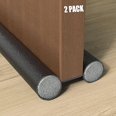 Bouchon de porte sous la porte, 2 pièces, bloqueur de bruit résistant aux intempéries, boudin de porte double face, paillasson intérieur de porte d'entrée, barrière insonorisée, 0,96 m, noir. DIAYTAR COTE D'IVOIRE est une boutique en ligne généraliste qui propose plus de 300 000 références de produits, satisfaisant ainsi les besoins diversifiés de ses clients. Avec son large choix de produits, elle est devenue la boutique en ligne leader en Côte d'Ivoire. Elle offre une expérience d'achat pratique et sécurisée.
