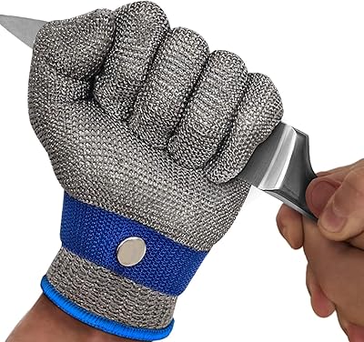 Gant résistant aux coupures en acier inoxydable castowave niveau 9, gant en acier inoxydable en maille métallique pour cuisine, jardin, pêche, gant de coupe durable pour hommes et femmes (taille l). DIAYTAR COTE D'IVOIRE est une boutique en ligne généraliste qui propose plus de 300 000 références de produits divers. Elle est leader en Côte d'Ivoire et offre une expérience d'achat pratique et sécurisée. Les clients peuvent trouver tout ce dont ils ont besoin sur une seule plateforme.