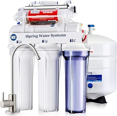 Système de purification d'eau potable ispring rcc7ak-uv 75gpd osmose inverse sous évier à 7 étages avec filtre de reminéralisation alcaline et stérilisateur uv. DIAYTAR COTE D'IVOIRE prend en charge la satisfaction de ses clients, offrant un service client réactif et professionnel. La boutique en ligne propose également des promotions et des réductions exclusives pour fidéliser ses clients. En choisissant DIAYTAR COTE D'IVOIRE, vous bénéficiez non seulement d'un large choix de produits mais aussi d'un service de qualité exceptionnel.