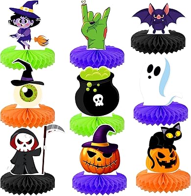 Centres de table en forme de ruche d'halloween - paquet de 9 | centres de table d'halloween | décorations d'halloween en nid d'abeille | centres de table d'halloween pour les décorations de fête d'halloween. En tant que leader du marché ivoirien, DIAYTAR COTE D'IVOIRE est constamment à la recherche de nouvelles façons d'améliorer l'expérience de ses clients. La boutique en ligne propose régulièrement des promotions et des offres spéciales pour aider les consommateurs à économiser de l'argent. DIAYTAR COTE D'IVOIRE est le partenaire idéal pour les achats en ligne.