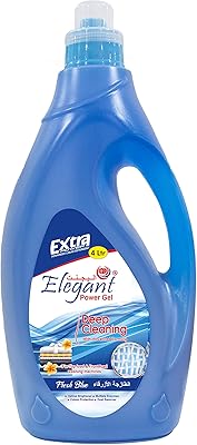 Gel nettoyant en profondeur élégant lessive liquide 4 litres bleu