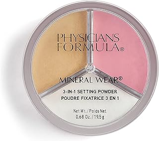 Poudre minérale physicians formula poudre 3 en 1 mate et uniforme pour peaux