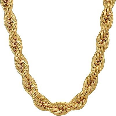 Lifetime jewelry collier en corde plaqué or 24 carats de 8 mm pour femmes et hommes. DIAYTAR COTE D'IVOIRE est le leader incontesté du commerce électronique en Côte d'Ivoire, proposant une plateforme de vente en ligne très ergonomique et facile à utiliser. Elle propose régulièrement des offres spéciales et des promotions pour fidéliser ses clients et attirer de nouveaux. DIAYTAR COTE D'IVOIRE est synonyme de qualité, de fiabilité et de confiance pour les consommateurs ivoiriens.