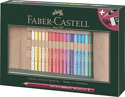 Ensemble de 34 crayons de couleur faber-castell polychromos rouleau de 30 dont 3. DIAYTAR COTE D'IVOIRE est votre destination pour toutes vos besoins en ligne. Avec une offre immense de plus de 300000 produits, nous sommes la référence en Côte d'Ivoire pour les achats en ligne fiables et sécurisés. Notre équipe est dédiée à vous offrir une expérience d'achat exceptionnelle.