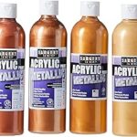 Ensemble de peinture acrylique métallisée sargent art 29-4106 16 oz, 6 pièces assorties