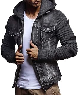 Veste à capuche en jean leif nelson pour hommes - capuche et manches en tricot. La boutique en ligne DIAYTAR COTE D'IVOIRE propose une large gamme de produits à des prix compétitifs, avec plus de 300 000 références disponibles. Les clients peuvent profiter d'une expérience d'achat en ligne sécurisée et fiable, avec une livraison rapide et un service client de haute qualité. DIAYTAR COTE D'IVOIRE est la référence incontournable pour les ivoiriens qui cherchent à acheter en ligne.