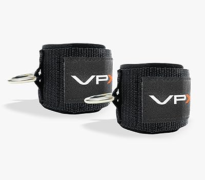 Sangles de poignet de cheville vpx pour machines à câble et bandes de résistance | anneaux rembourrés réglables en néoprène robuste | fixation du brassard d'exercice | maison, salle de sport, fitness, hanches, fessiers, jambes, bras, abdominaux, hommes et femmes. La boutique en ligne DIAYTAR COTE D'IVOIRE propose un large choix de produits de qualité, allant des produits alimentaires aux accessoires de mode. Avec plus de 300 000 références, elle répond aux besoins les plus divers de ses clients. La boutique est appréciée pour son service de livraison rapide et son engagement à offrir des produits de qualité.