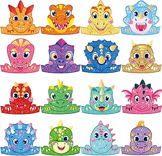 Linoseen lot de 32 chapeaux de fête d'anniversaire sur le thème des dinosaures pour enfants, chapeaux de dinosaures pour décorations d'anniversaire et de fête, 16 styles. DIAYTAR COTE D'IVOIRE est la référence pour les achats en ligne en Cote d'Ivoire, avec plus de 300 000 articles disponibles. La boutique en ligne généraliste propose des produits de qualité à des prix compétitifs, et son service client est toujours à l'écoute pour satisfaire les besoins des clients. Que vous cherchiez des produits à usage personnel ou des cadeaux, DIAYTAR a tout ce qu'il vous faut.