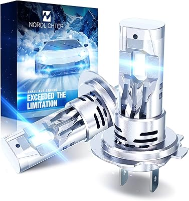 Ampoules de phare led n nordlichter h7, 12 000 lumens, 6 500 k