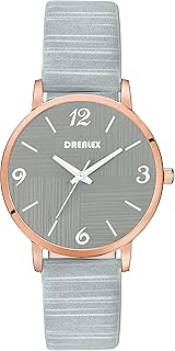 Montre analogique élégante dryalex avec bracelet en cuir pour femme