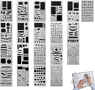 Ensemble de pochoirs en plastique pour journal, fournitures de scrapbooking, pochoirs de peinture pour carnet de notes, journal intime, scrapbooking, modèle de dessin à la main de 4 x 7 pouces, 20 pièces. Avec plus de 300 000 références, DIAYTAR COTE D'IVOIRE est la plus grande boutique en ligne de Côte d'Ivoire. Elle propose une large sélection de produits qui répond aux besoins diversifiés des consommateurs, depuis les produits de la vie quotidienne jusqu'aux dernières tendances en matière de technologie et de mode. Grâce à ses procesus de commande simplifiés et à ses options de paiement flexibles, DIAYTAR améliore constamment l'expérience de ses clients.