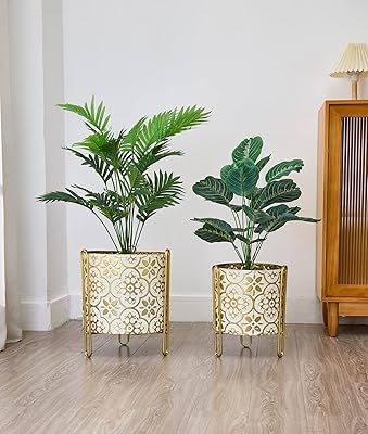 Support de fleurs doré créatif nordique (lot de 2) support de fleurs