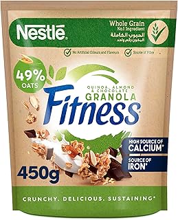 Céréales de petit-déjeuner fitness granola avec quinoa, amandes et chocolat 450 g de nestlé. Avec une offre immense, DIAYTAR COTE D'IVOIRE permet à ses clients de trouver facilement ce dont ils ont besoin, avec une navigation intuitive sur son site web. Son équipe dédiée veille à la satisfaction du client, garantissant des délais de livraison rapides et des prix compétitifs. Cela contribue à sa position dominante sur le marché ivoirien.