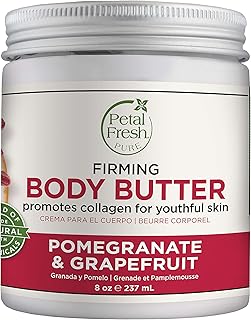 Beurre corporel à la grenade et au pamplemousse petal fb, 8 oz
