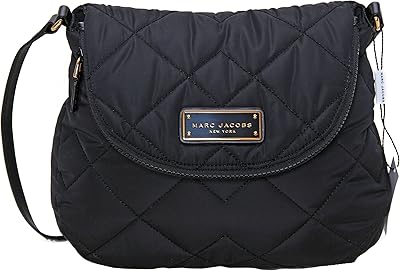Marc by jacobs natasha sac à bandoulière en nylon matelassé (noir)